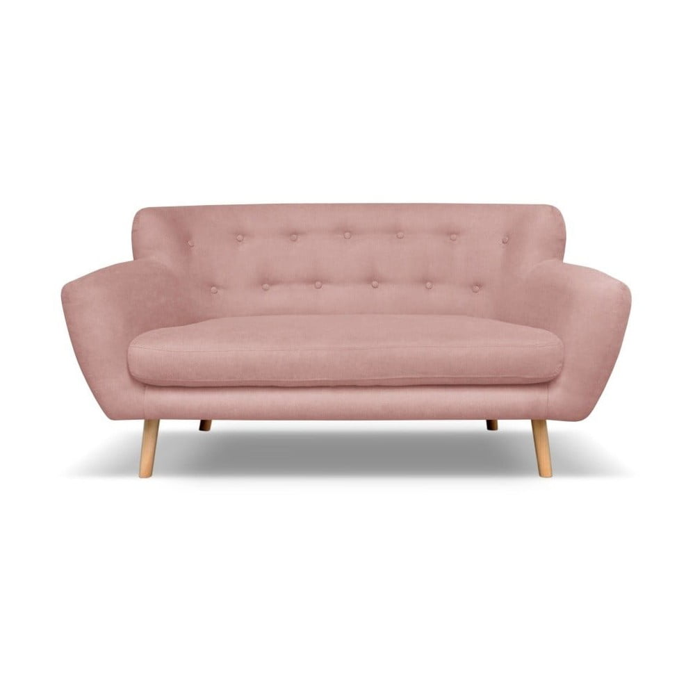 Jasnoróżowa sofa Cosmopolitan design London, 162 cm