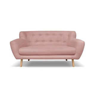 Jasnoróżowa sofa Cosmopolitan design London, 162 cm