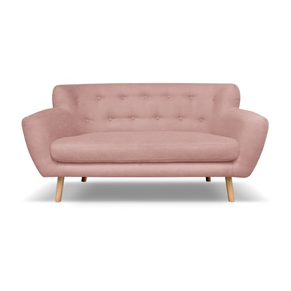 Jasnoróżowa sofa Cosmopolitan design London, 162 cm