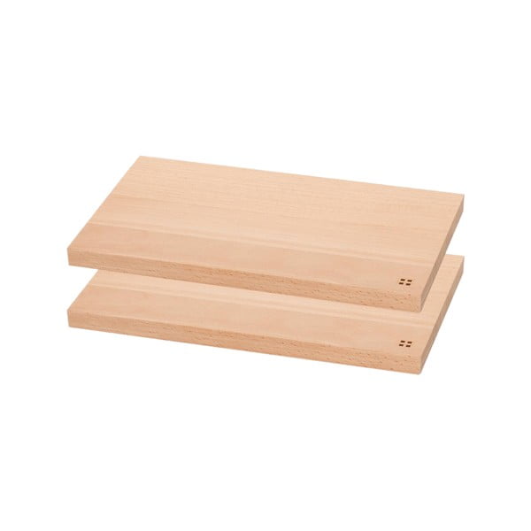 Zestaw 2 drewnianych desek do krojenia Sola Basic Wood, 26.5x15.5 cm