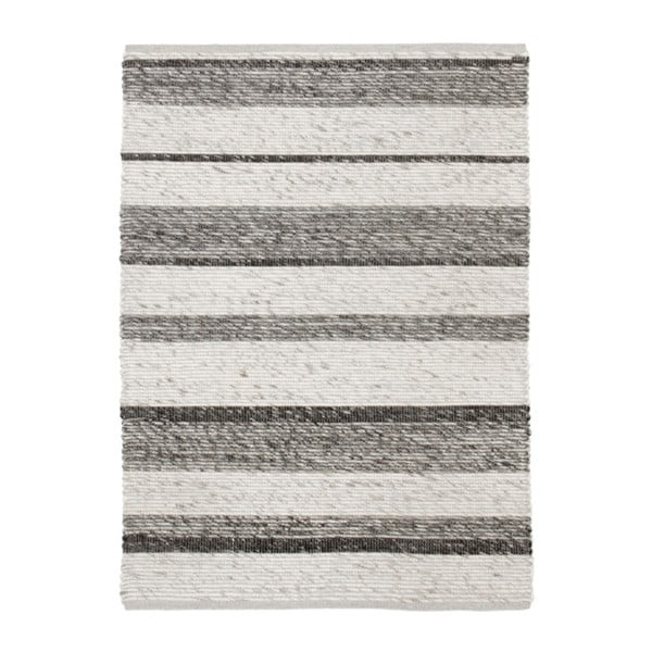 Szary dywan wełniany tkany ręcznie Linie Design Wonders, 200 x 300 cm
