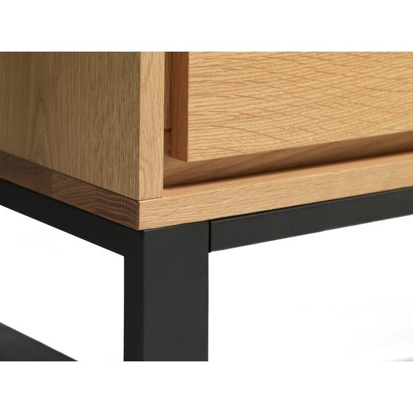 Szafka pod TV w dekorze dębu 170x55 cm Livorno – Unique Furniture-image-1