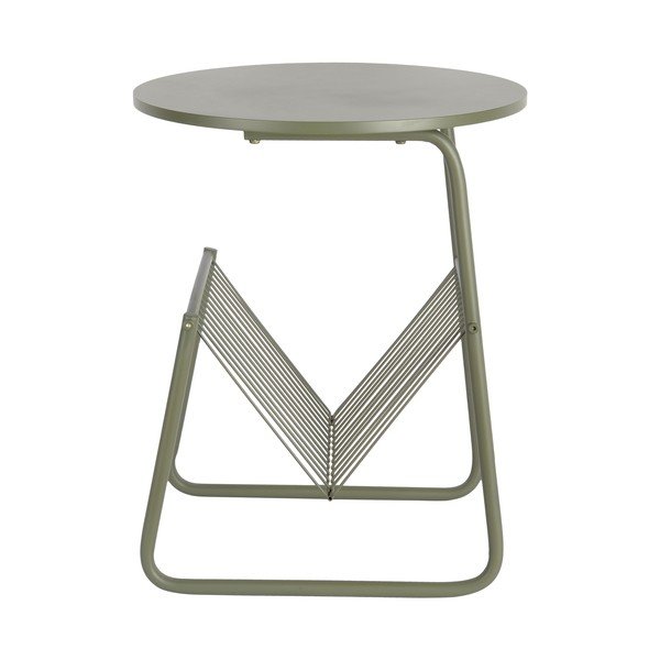 Metalowy okrągły stolik ø 40 cm Riqueza Revista – Leitmotiv-image-3