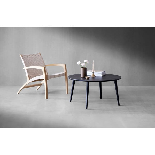 Beżowy fotel z drewna dębowego Findahl by Hammel Luna-image-2