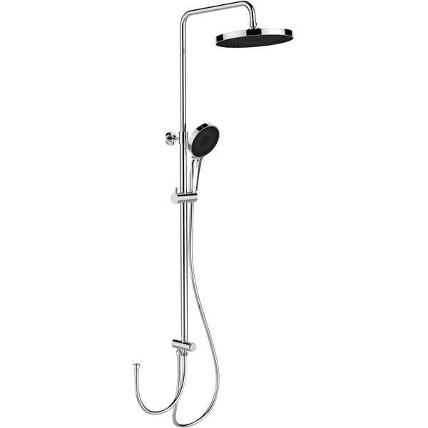 Zestaw prysznicowy ze stali nierdzewnej w kolorze błyszczącego srebra 120 cm Soft Water – Wenko