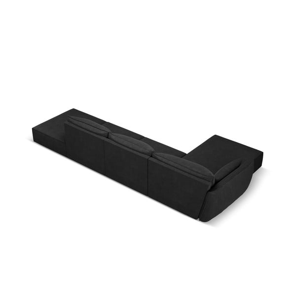 Ciemnoszary narożnik (lewostronny) Vanda – Mazzini Sofas-image-3