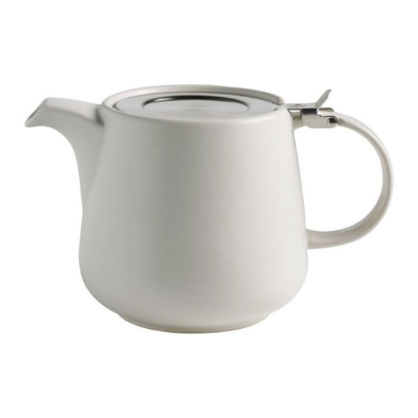 Biały dzbanek ceramiczny z sitkiem na herbatę sypaną Maxwell & Williams Tint, 1,2 l