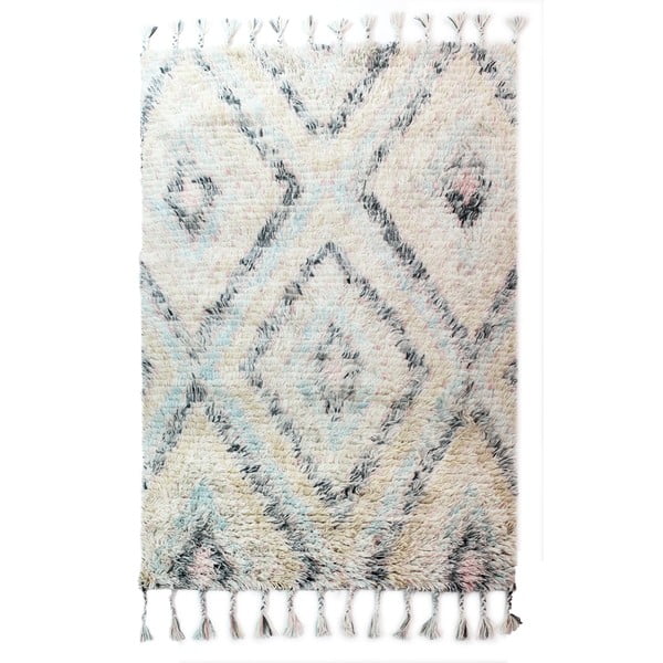 Jasnobeżowy ręcznie tkany dywan Flair Rugs Navajo, 160x230 cm
