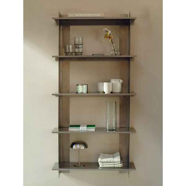 Wielopoziomowa półka ze stali nierdzewnej w kolorze srebra 70 cm Tivo Shelving Unit - 5-tier – noo.ma-image-1