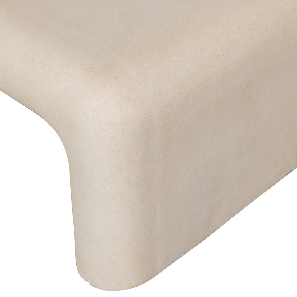 Kremowe stoliki w dekorze kamienia zestaw 2 szt. 42x92 cm Stani – WOOOD (zdjęcie 9)