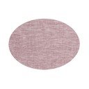 Różowofioletowa mata stołowa Tiseco Home Studio Oval, 46x33 cm