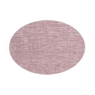 Różowofioletowa mata stołowa Tiseco Home Studio Oval, 46x33 cm