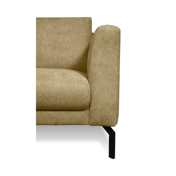 Musztardowa sofa 216 cm Gomero – Scandic-image-4