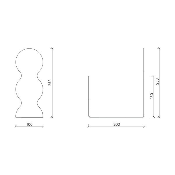 Podpórka do książek Fala – noo.ma-image-2