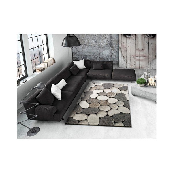 Szary dywan Universal Pebble, 140x200 cm-image-1