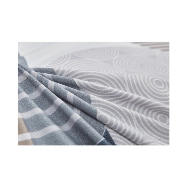 Pościel jednoosobowa z mikrosatyny 3-częściowa 140x200 cm Beryl – My House-image-3