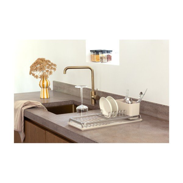 Beżowy metalowy ociekacz 46x20 cm – Brabantia-image-1