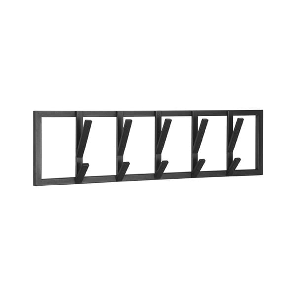 Czarny metalowy wieszak ścienny Frame – LABEL51