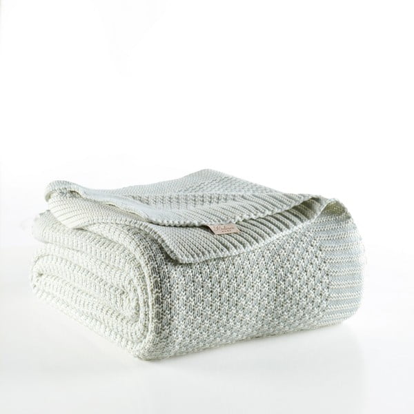 Miętowoniebieska narzuta na łóżko z domieszką bawełny Homemania Decor Silvi, 220x240 cm-image-1