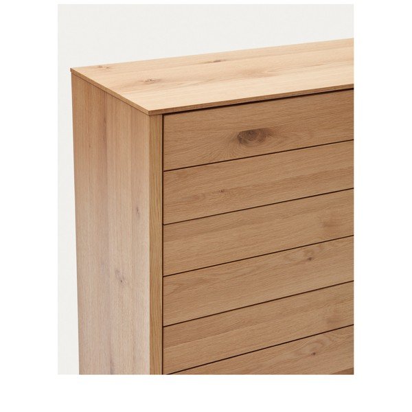 Wysoka komoda w dekorze dębu 100x97 cm Alguema – Kave Home-image-4
