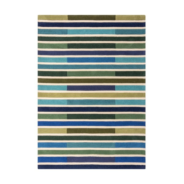Zielony dywan wełniany 170x120 cm Piano – Flair Rugs