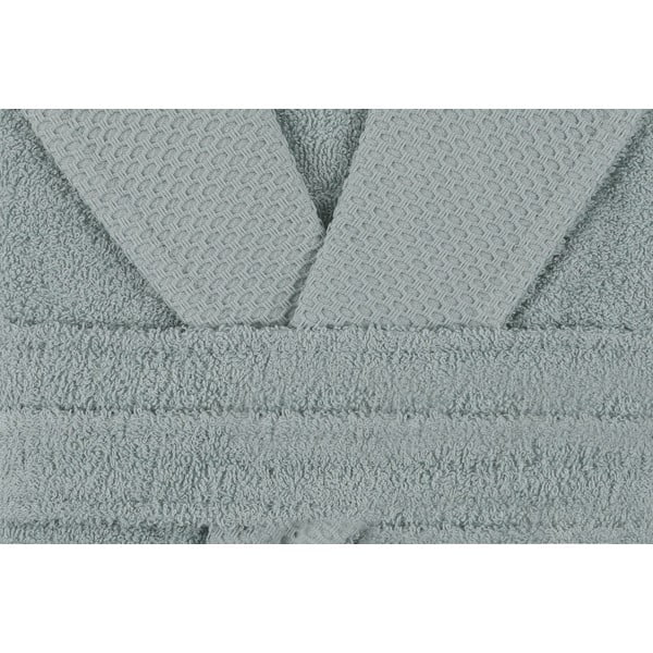 Miętowy bawełniany szlafrok w rozmiarze XL Cappa – Foutastic-image-3