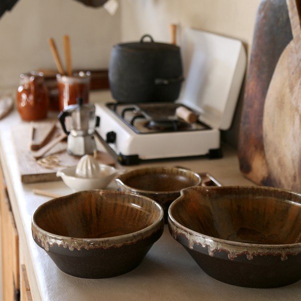 Ciemnobrązowa kamionkowa misa Poterie – Casafina-image-3