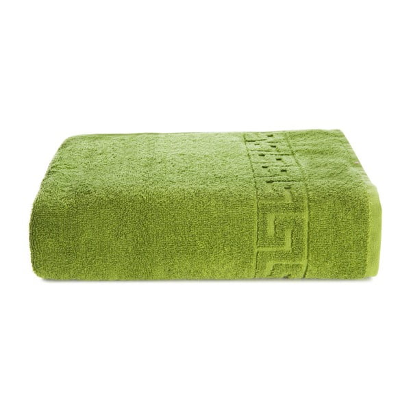Zielony ręcznik bawełniany Kate Louise Pauline, 50x90 cm
