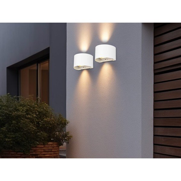 Lampa zewnętrzna ścienna LED z czujnikiem ruchu (wysokość 10 cm) Talent – Reality-image-3