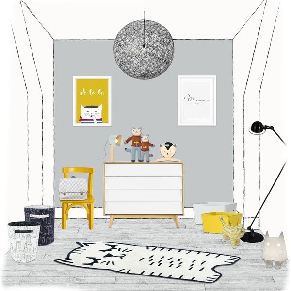 Dywan dziecięcy Nattiot Charlie, 80x150 cm-image-1