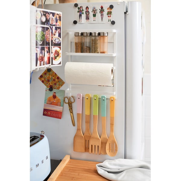 Biała półka magnetyczna YAMAZAKI Tower Magnetic Side Rack-image-1