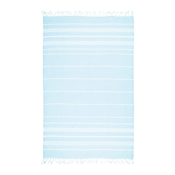 Jasnoniebieski ręcznik z domieszką bawełny Kate Louise Cotton Collection Classic Ice Blue, 100x180 cm
