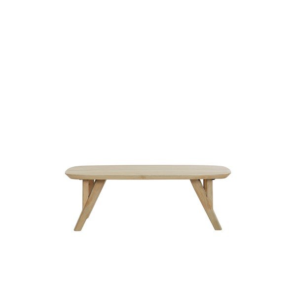 Stolik z litego drewna mango w naturalnym kolorze 65x120 cm Quenza – Light & Living-image-3