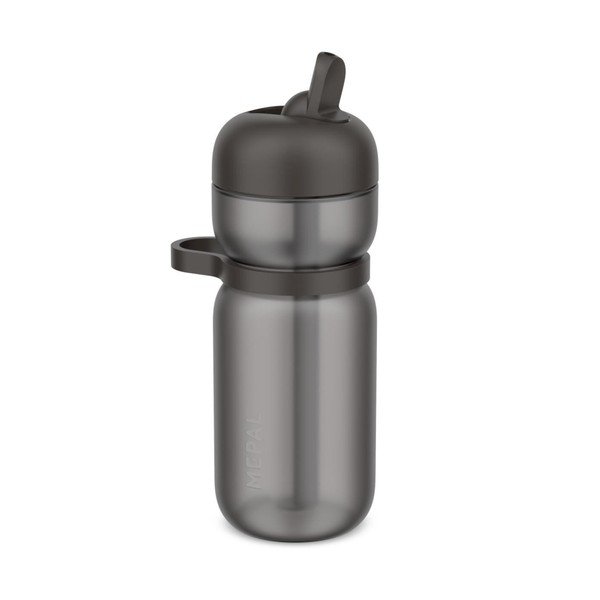 Antracytowa plastikowa butelka 600 ml Active – Mepal
