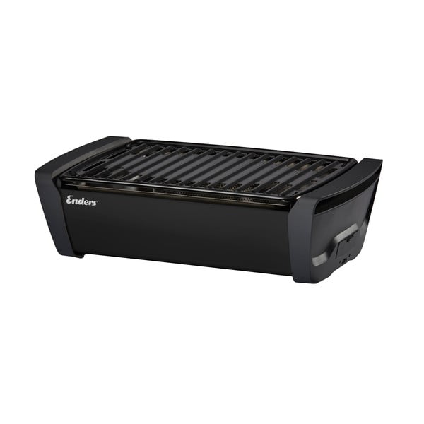 Czarny grill na węgiel drzewny Aurora