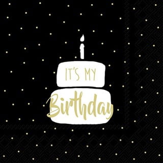 Papierowe serwetki zestaw 20 szt. It's My Birthday – IHR