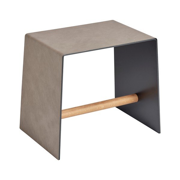 Szarobeżowy metalowy stołek Bull – LIND DNA-image-2