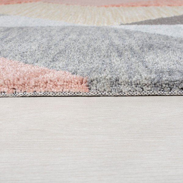 Szaro-różowy dywan Flair Rugs Icon, 160x230 cm-image-3