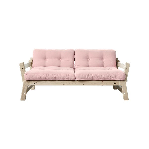 Sofa rozkładana Karup Step Natural/Pink Peonie-image-4