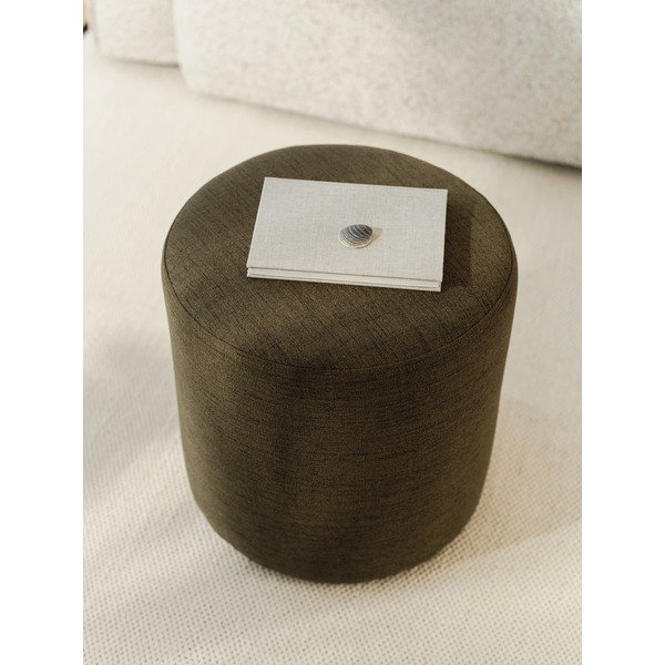 Puf w kolorze khaki Folk – noo.ma-image-1