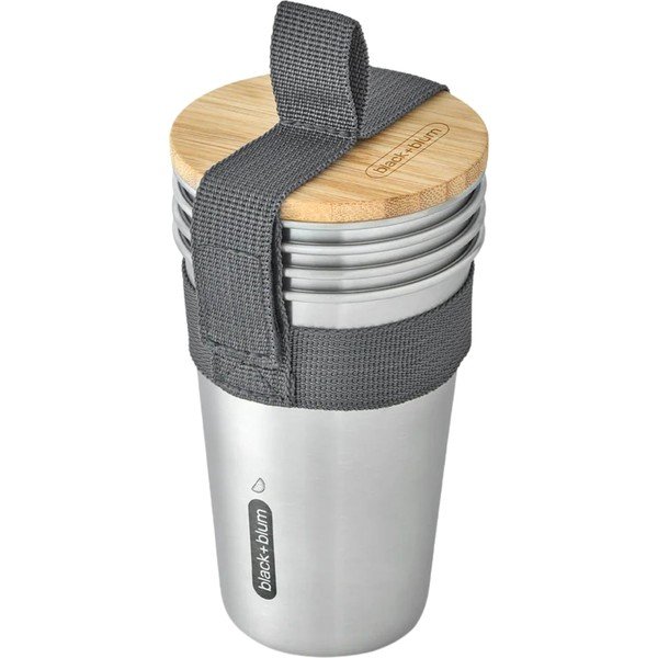 Kubek podróżny ze stali nierdzewnej w kolorze srebra 500 ml – Black + Blum