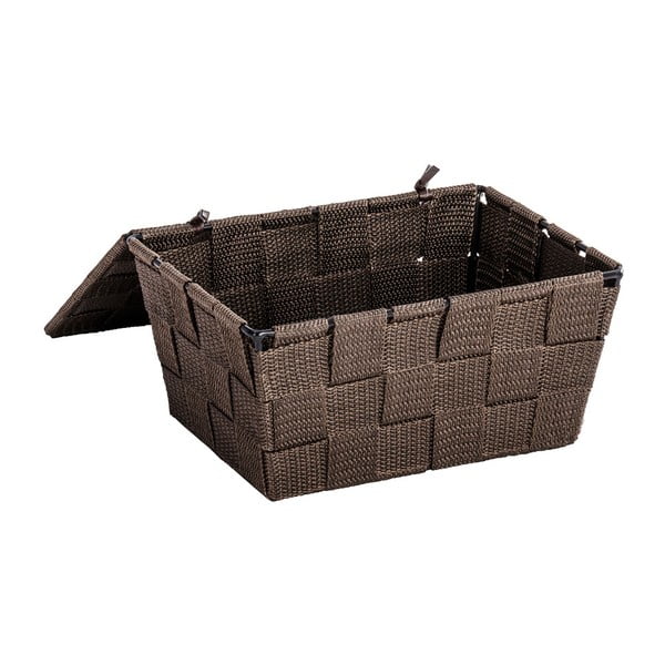 Brązowy koszyk z wiekiem Wenko Adria, 14x19 cm-image-1