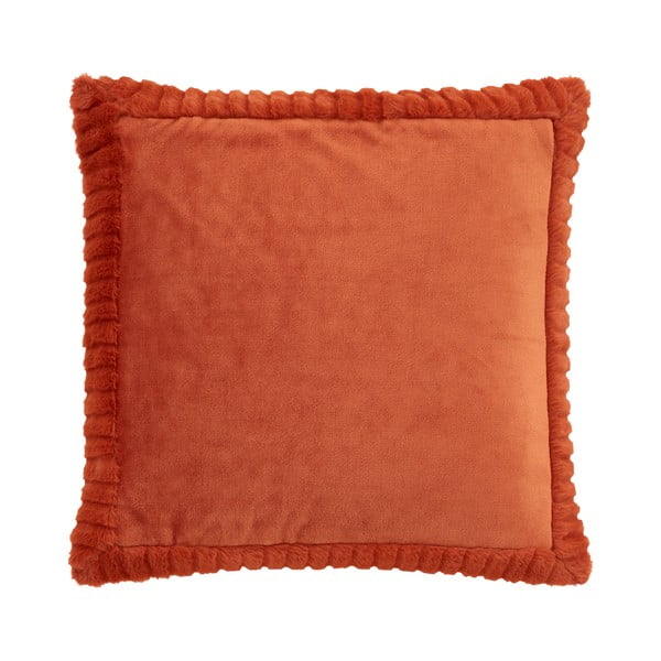 Poduszka dekoracyjna z mikropluszu 55x55 cm Velvet and Faux Fur – Catherine Lansfield