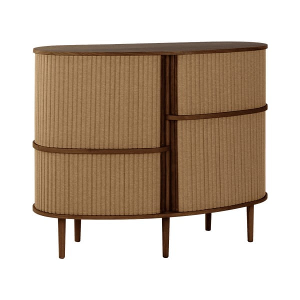 Brązowa szafka w dekorze dębu z drzwiami przesuwnymi 120x100x50 cm Audacious – UMAGE-image-2