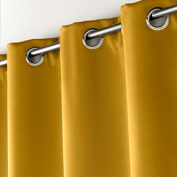 Żółta zasłona zaciemniająca 135x280 cm Occult – douceur d'intérieur-image-1