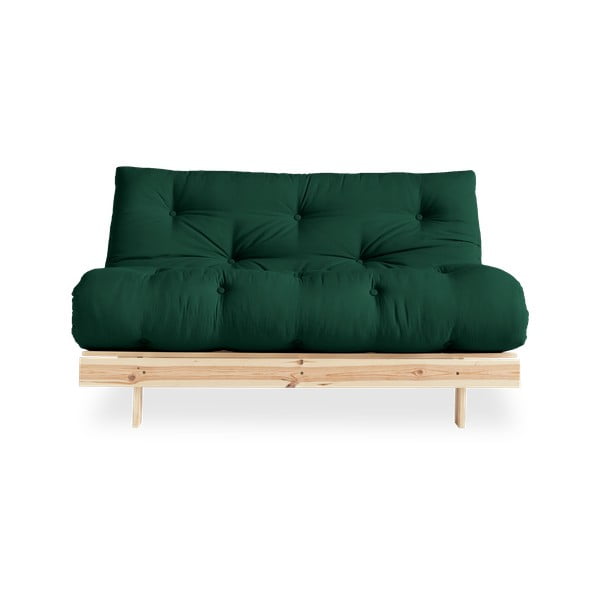 Sofa rozkładana Karup Design Roots Raw/Forest Green-image-3