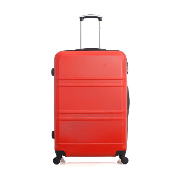 Czerwona walizka na kółkach Hero Utah, 60 l