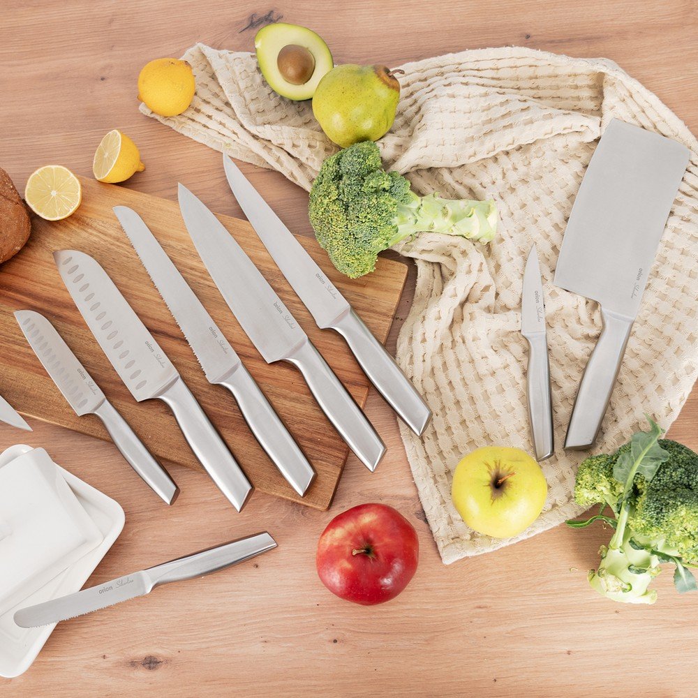 Nóż typu santoku ze stali nierdzewnej Silverline – Orion (zdjęcie 6)
