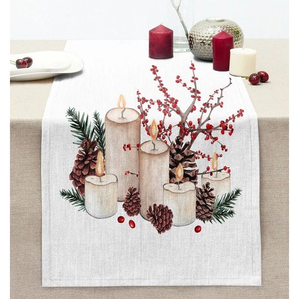 Bieżnik ze świątecznym motywem 45x140 cm Merry Christmas – Mila Home