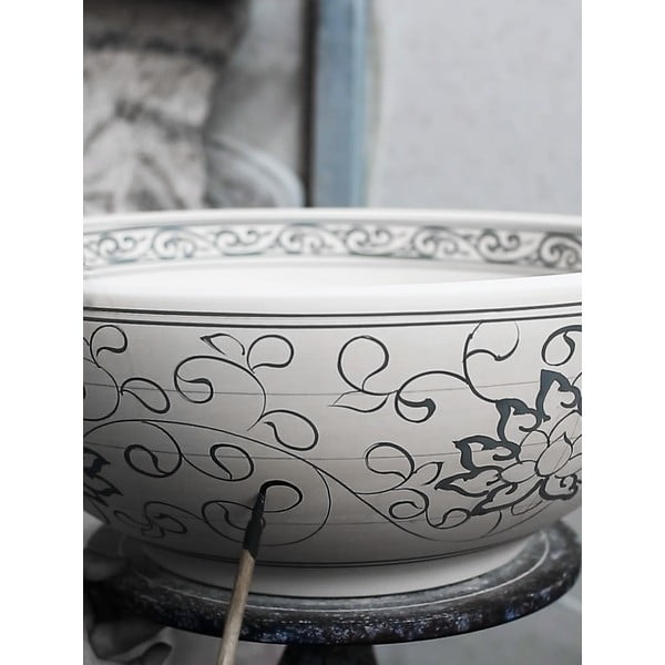 Biała ceramiczna umywalka 60x40 cm Priori – Sapho-image-1